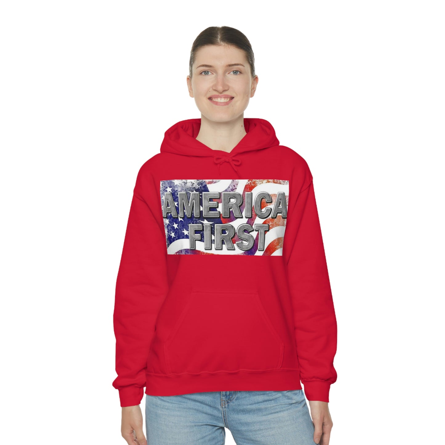 America First Unisex Heavy Blend™ Hooded Sweatshirt