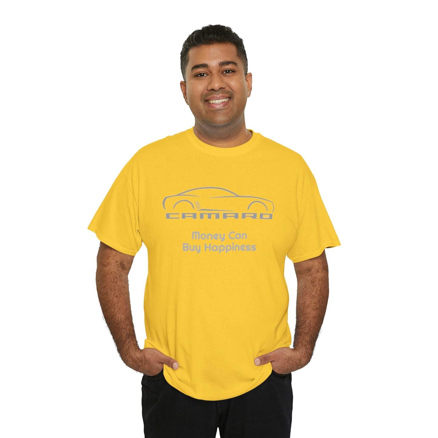 Camaro Money Can Buy Happiness Unisex Heavy Cotton Tee