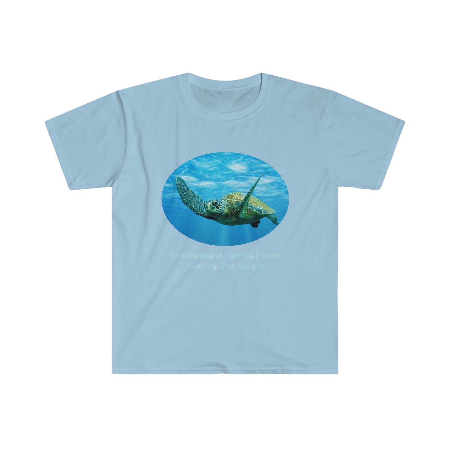 Shellebrate Turtle Power Unisex Softstyle T-Shirt