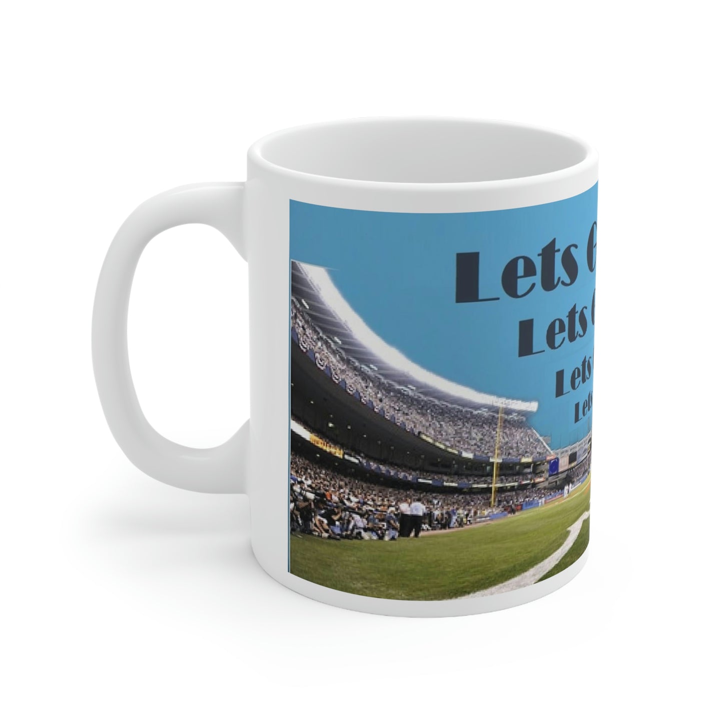 Lets Go Yankees Ceramic Mug 11oz