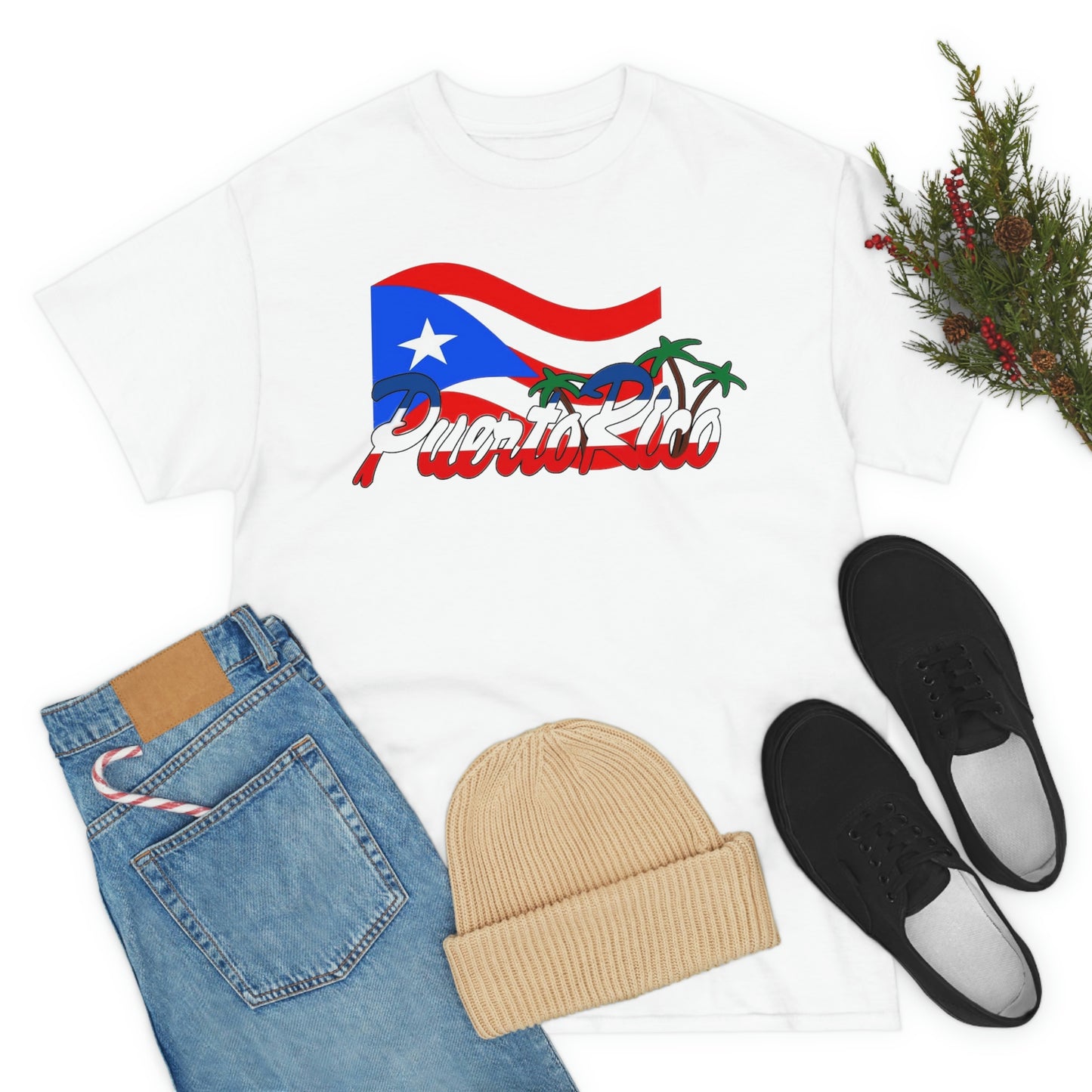 Puerto Rico Unisex Heavy Cotton Tee As A Gift