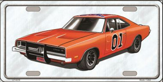 General Lee Car Novelty License Plate Style Sign