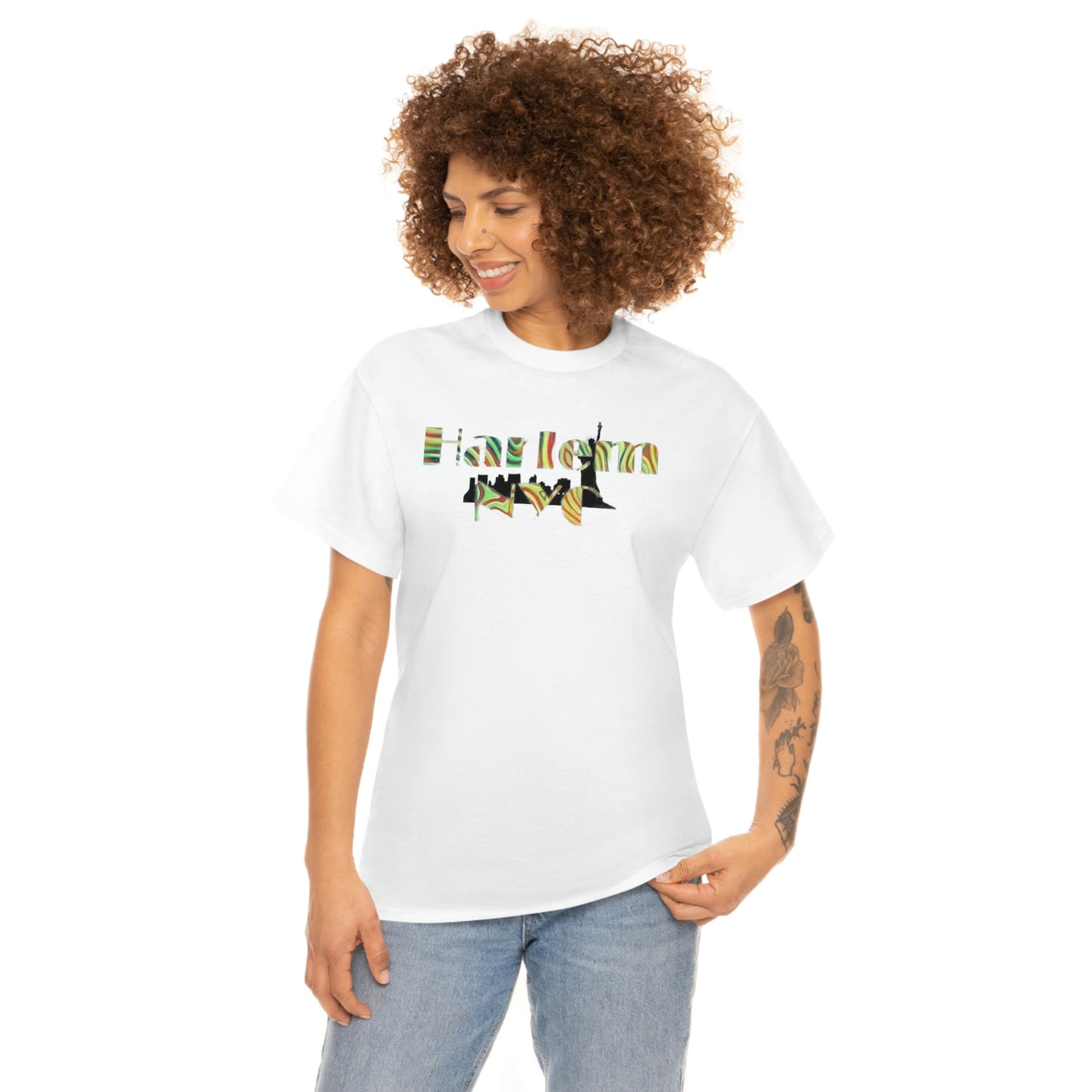 Harlem NY Unisex Heavy Cotton Tee
