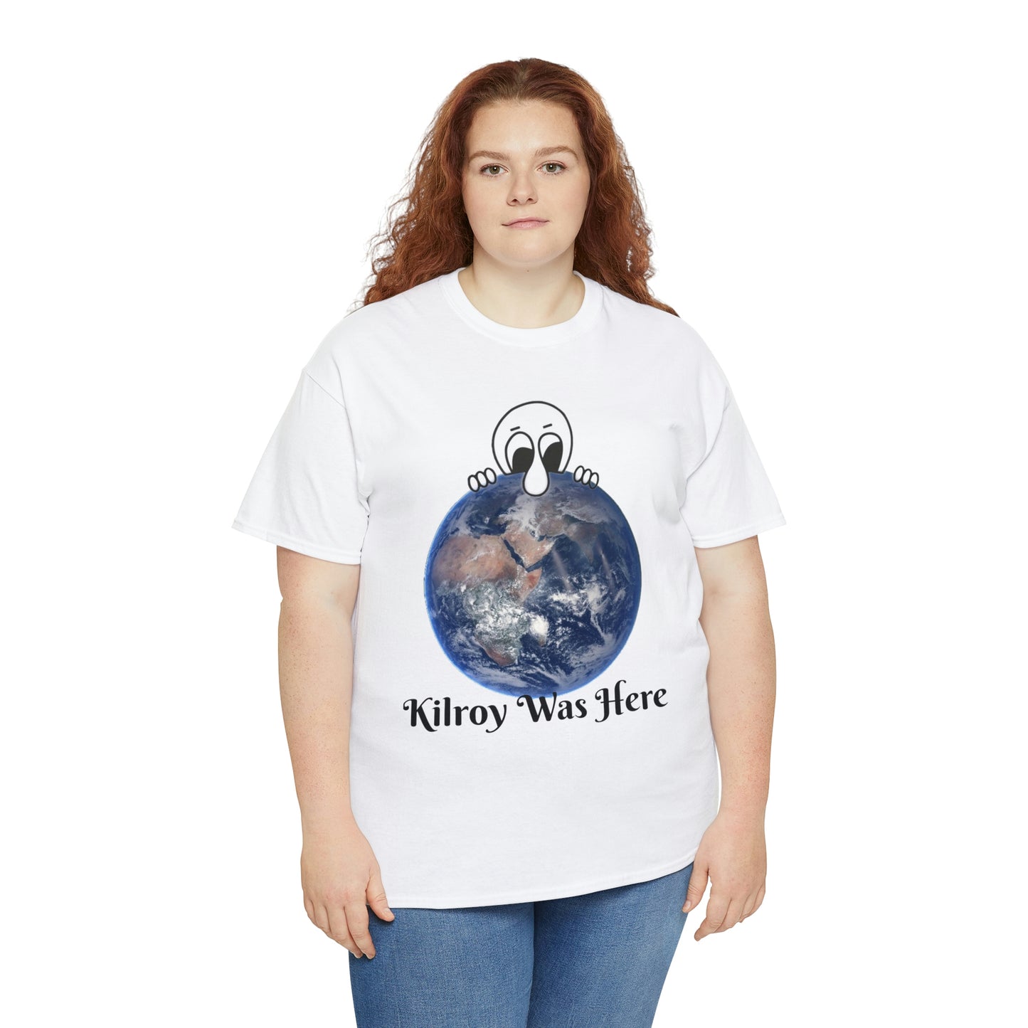 Kilroy Was Here Unisex Heavy Cotton Tee