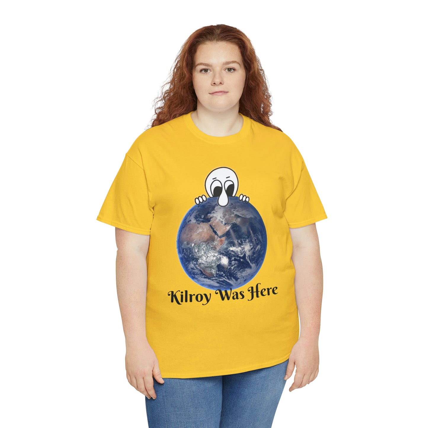 Kilroy Was Here Unisex Heavy Cotton Tee