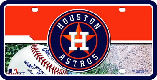 Houston Astros Fans Metal Novelty License Plate