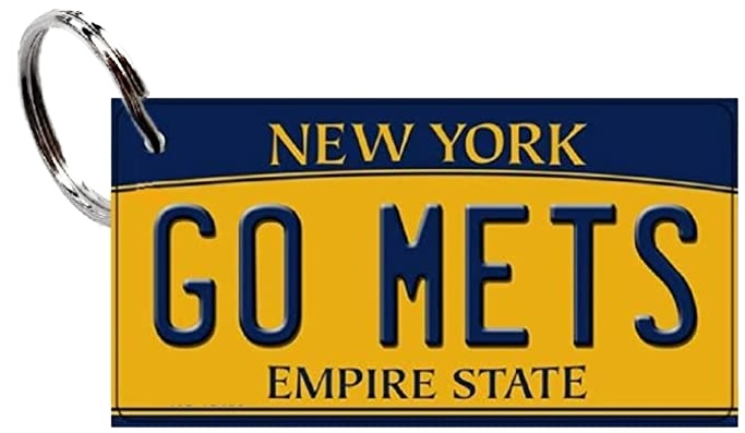 Go Mets Key Chain