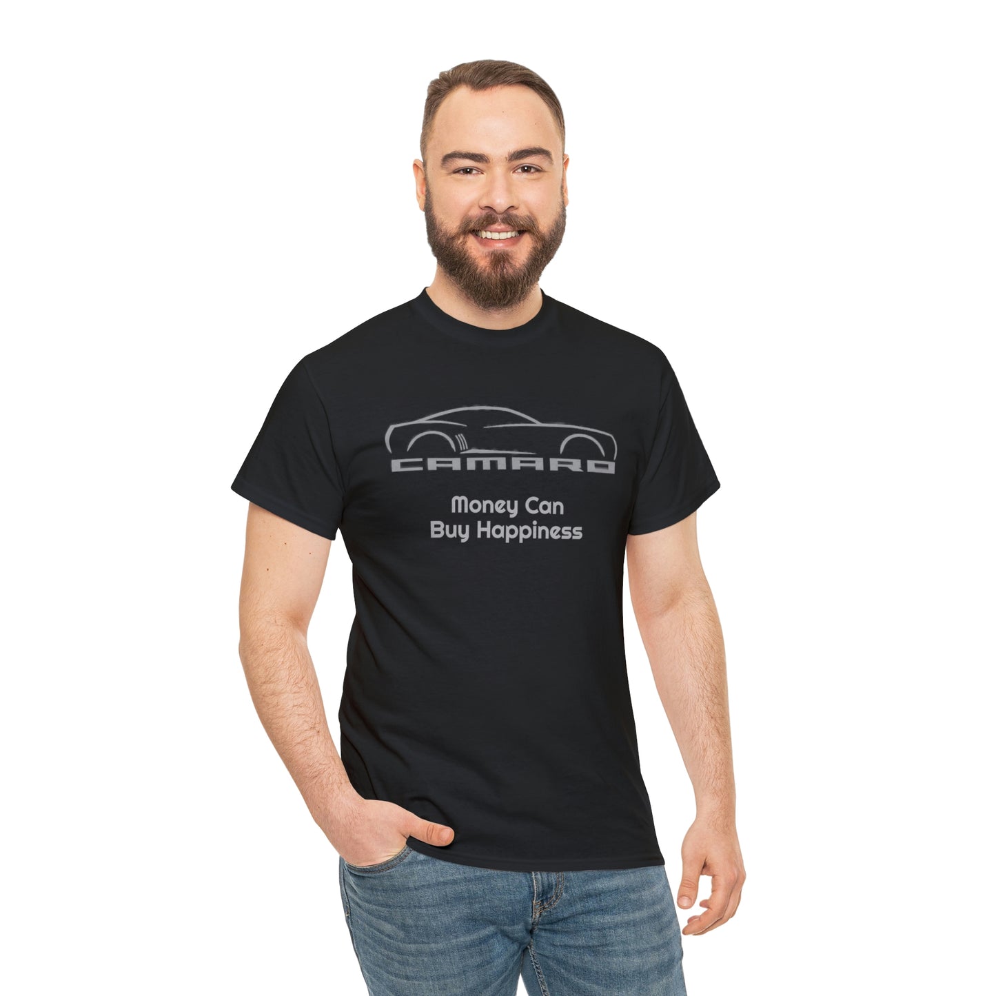 Camaro Money Can Buy Happiness Unisex Heavy Cotton Tee