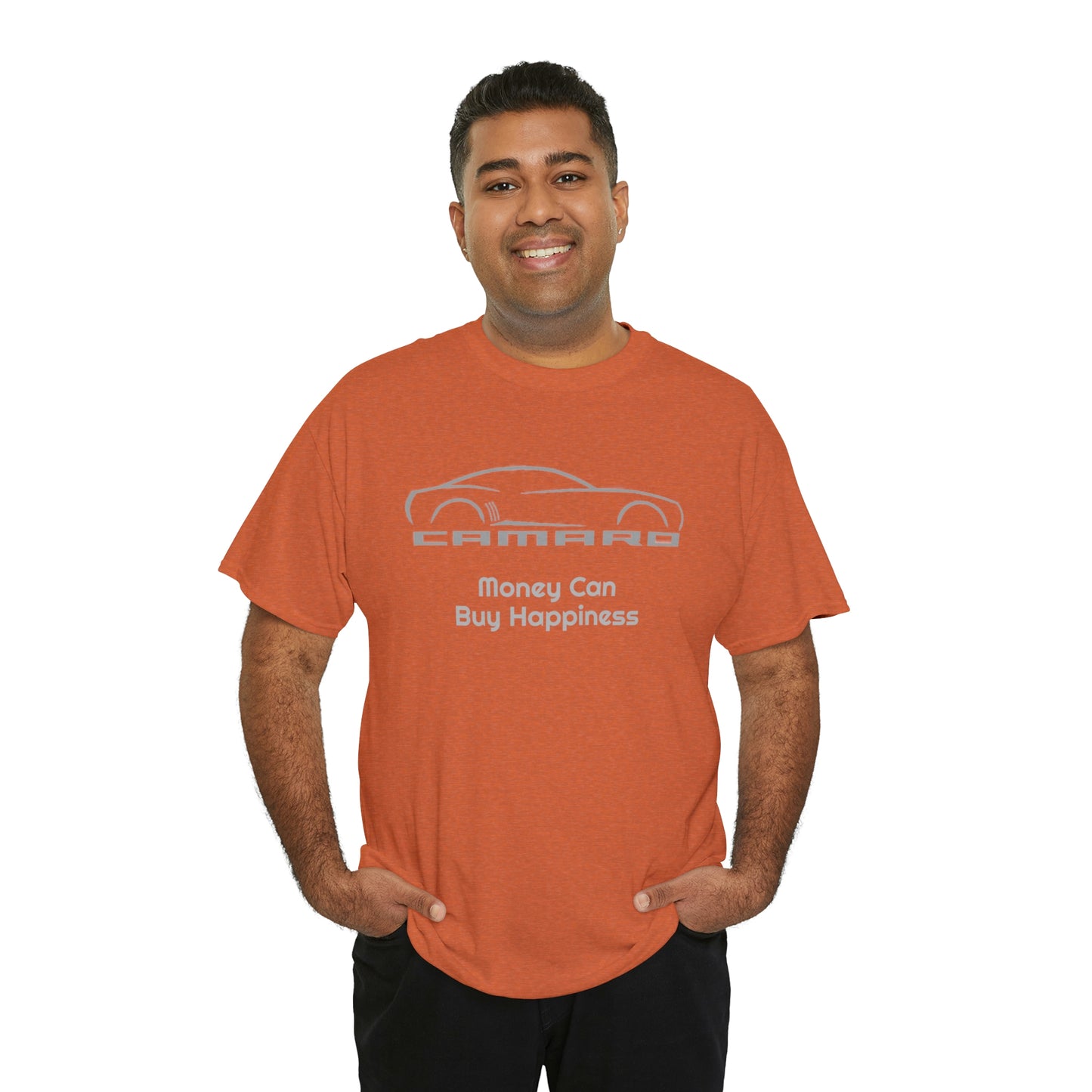 Camaro Money Can Buy Happiness Unisex Heavy Cotton Tee