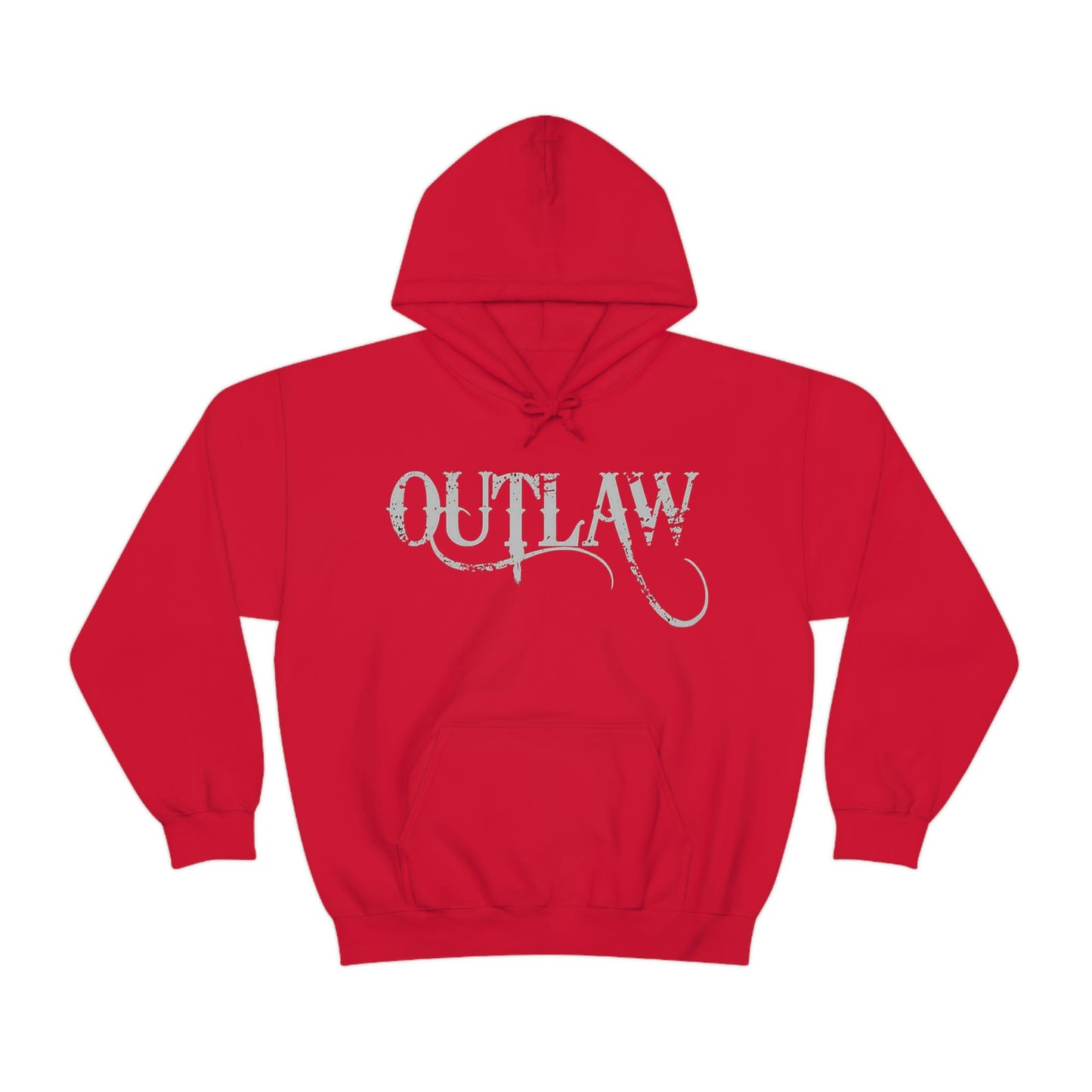 Outlaw Unisex Heavy Blend™ Red Hooded Sweatshirt