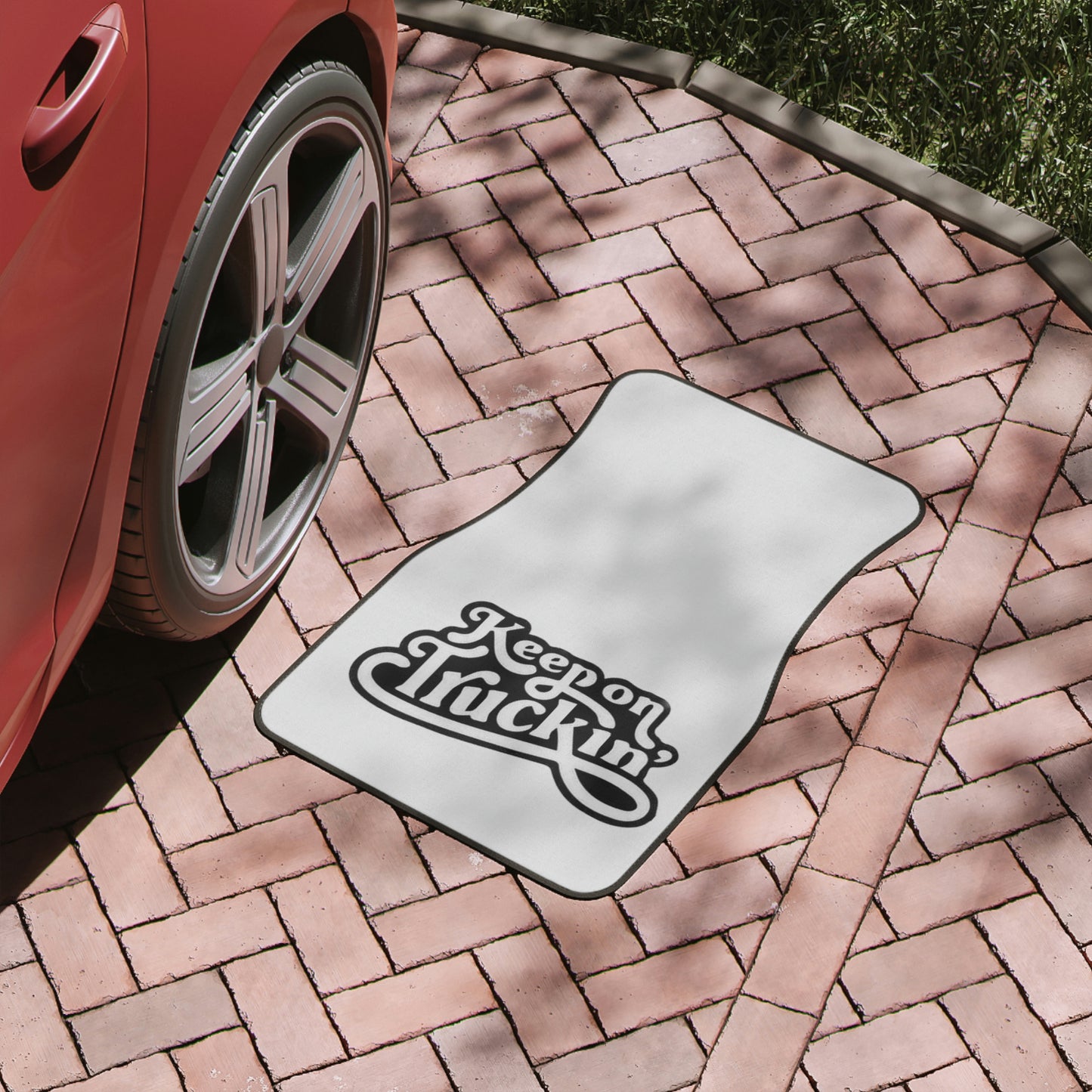 Keep On Trucking Car Floor Mats, 1pc