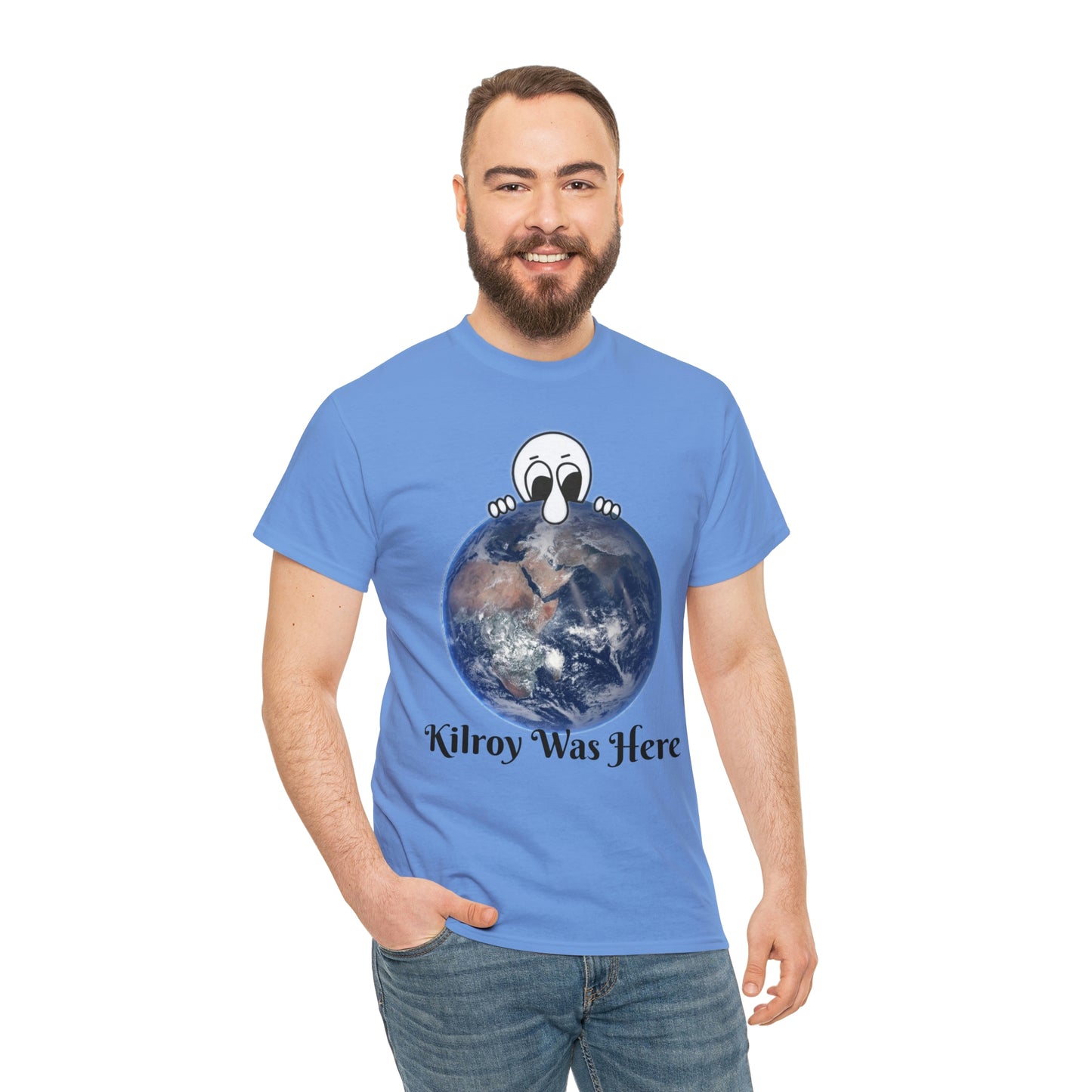 Kilroy Was Here Unisex Heavy Cotton Tee