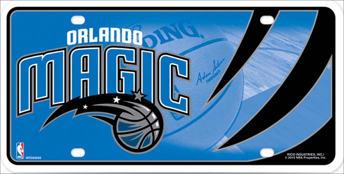 Orlando Magic NBA Licensed Novelty Metal Team License Plate