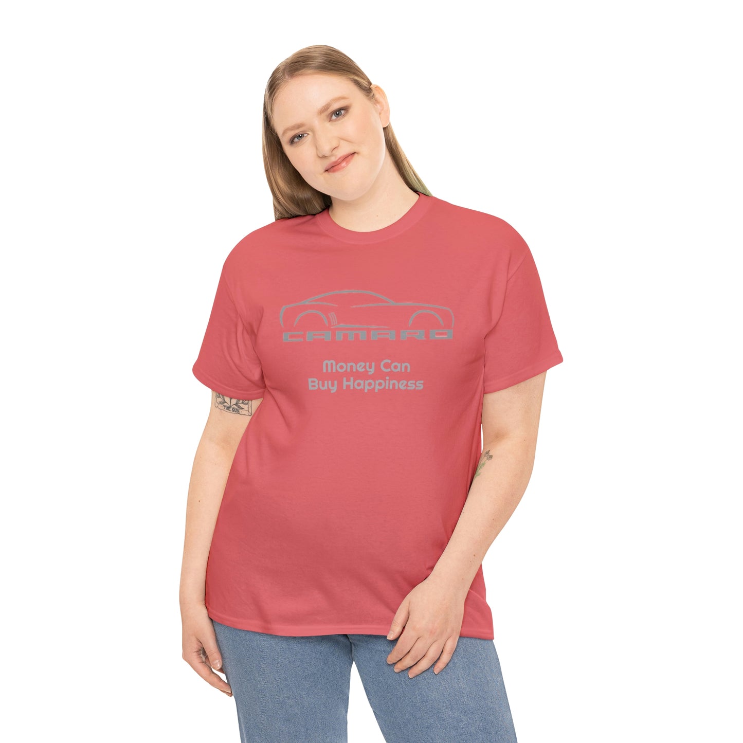 Camaro Money Can Buy Happiness Unisex Heavy Cotton Tee