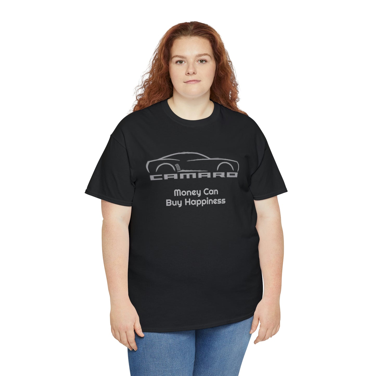 Camaro Money Can Buy Happiness Unisex Heavy Cotton Tee