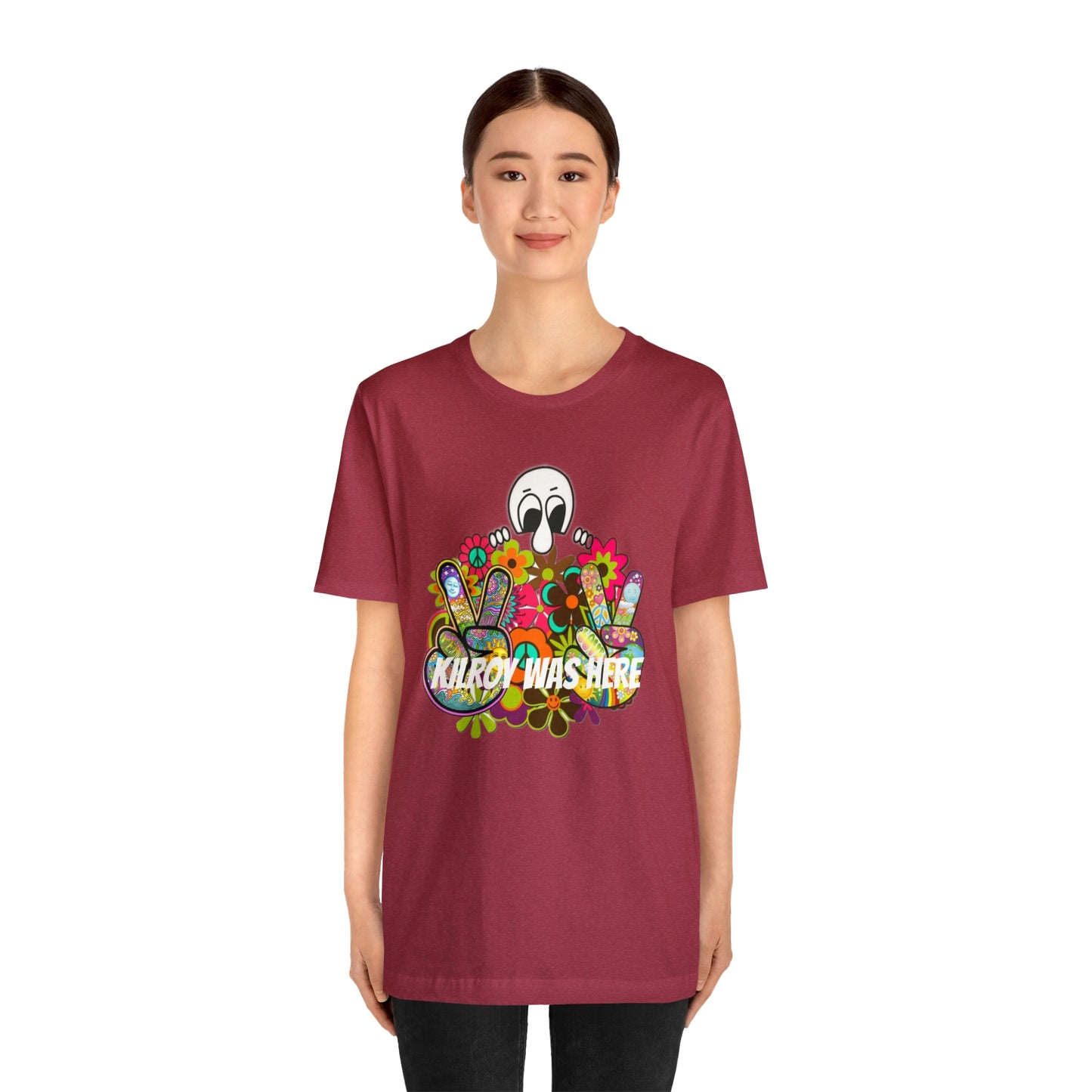 Kilroy Was Here Unisex Jersey Short Sleeve Tee Shirt
