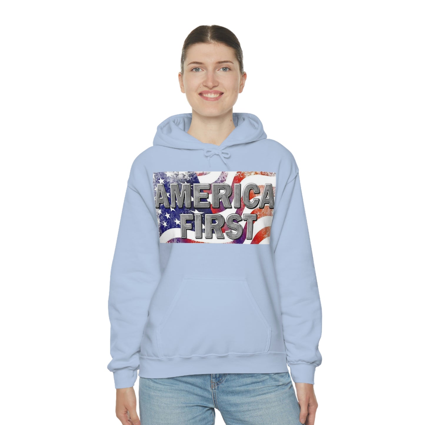 America First Unisex Heavy Blend™ Hooded Sweatshirt