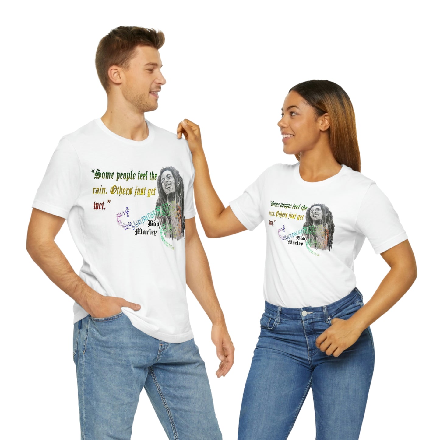 Bob Marley Feel The Rain Unisex Jersey Short Sleeve Tee