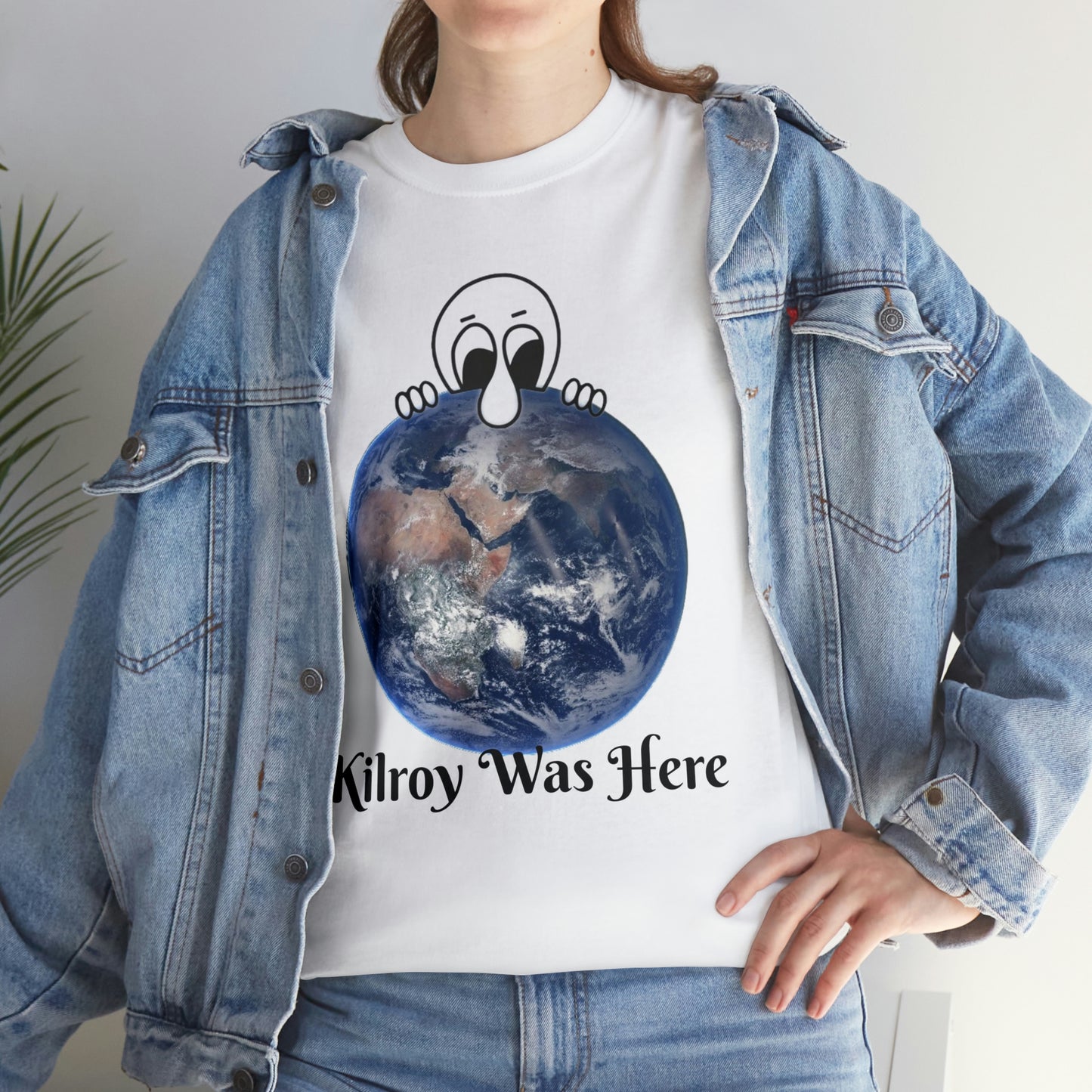 Kilroy Was Here Unisex Heavy Cotton Tee