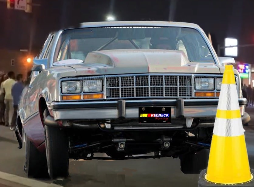 Redneck Racing Tag On The Road
