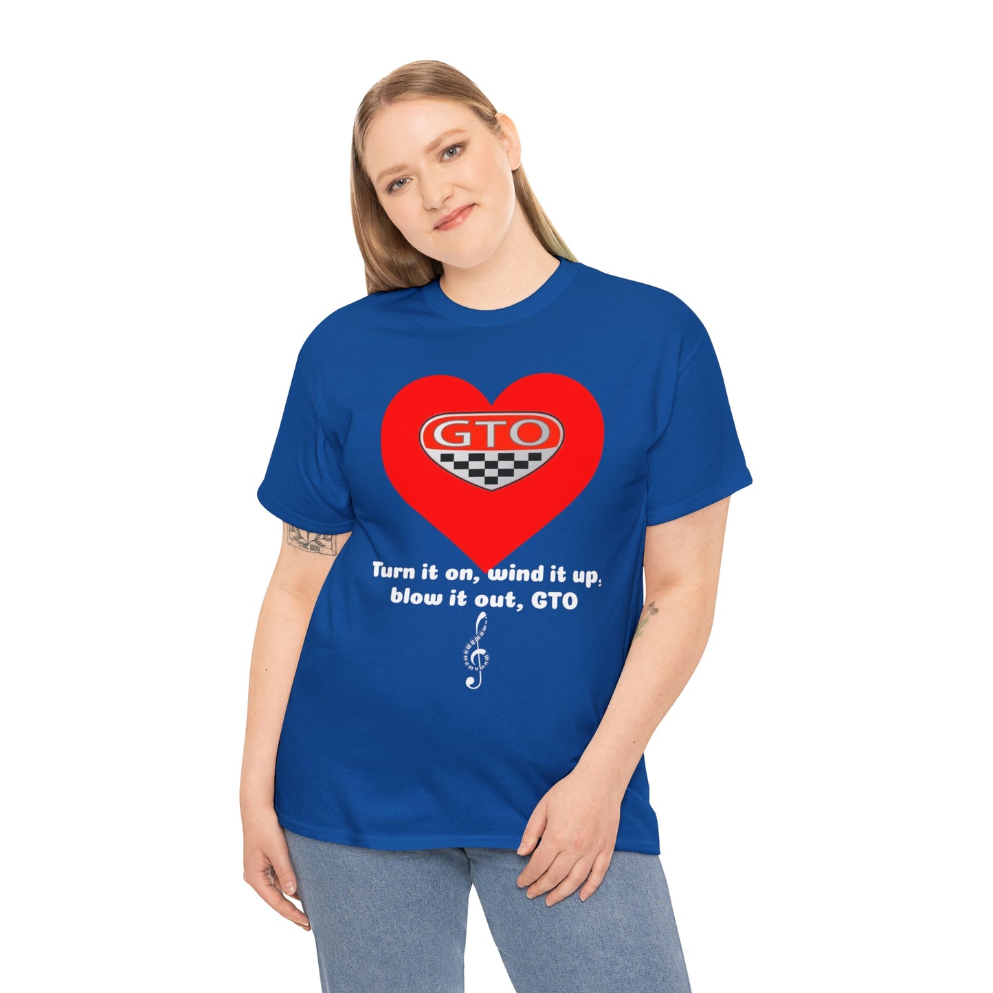 Turn It On, WInd It Up, Blow It Out GTO Unisex Heavy Cotton Tee
