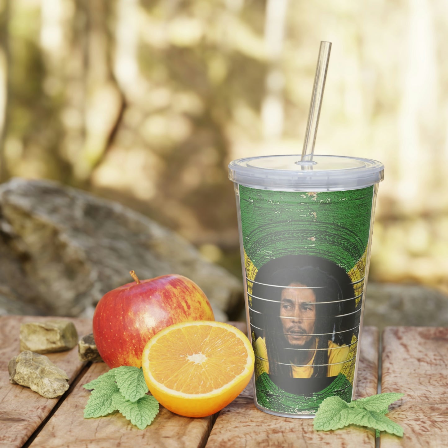 Bob Marley Tumbler Outdoors