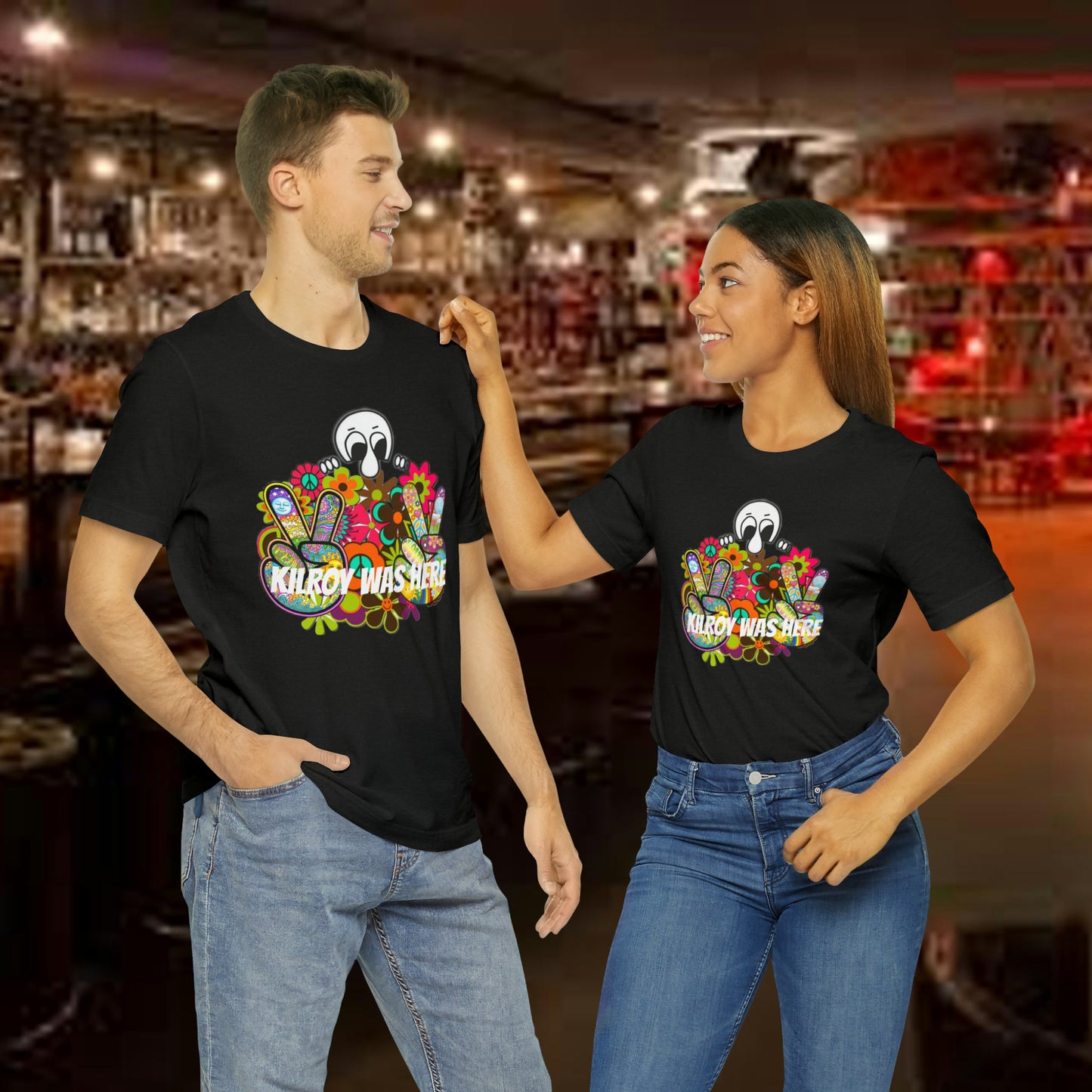 Kilroy Was Here Unisex Jersey Short Sleeve Tee Shirt