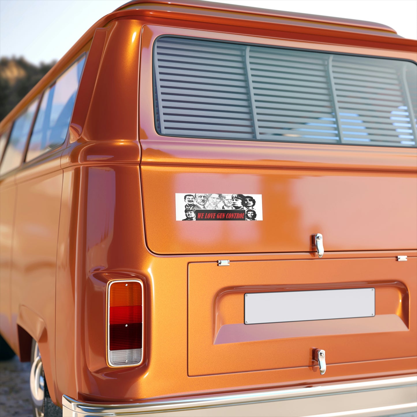 Tyrants Love Gun Control Bumper Sticker