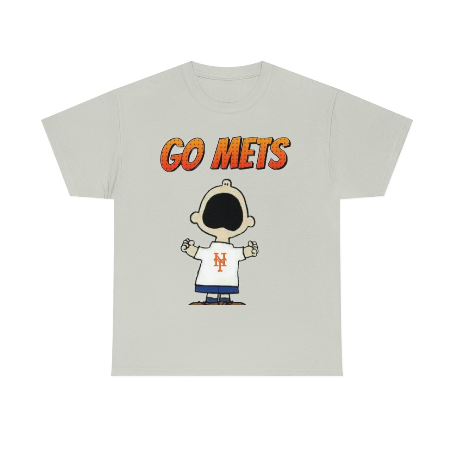 Go Mets Unisex Heavy Cotton Tee