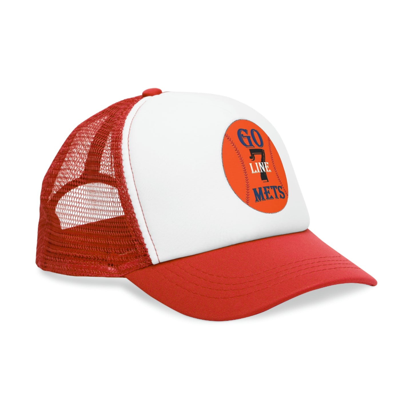 Go Mets - 7 Line Mesh Cap