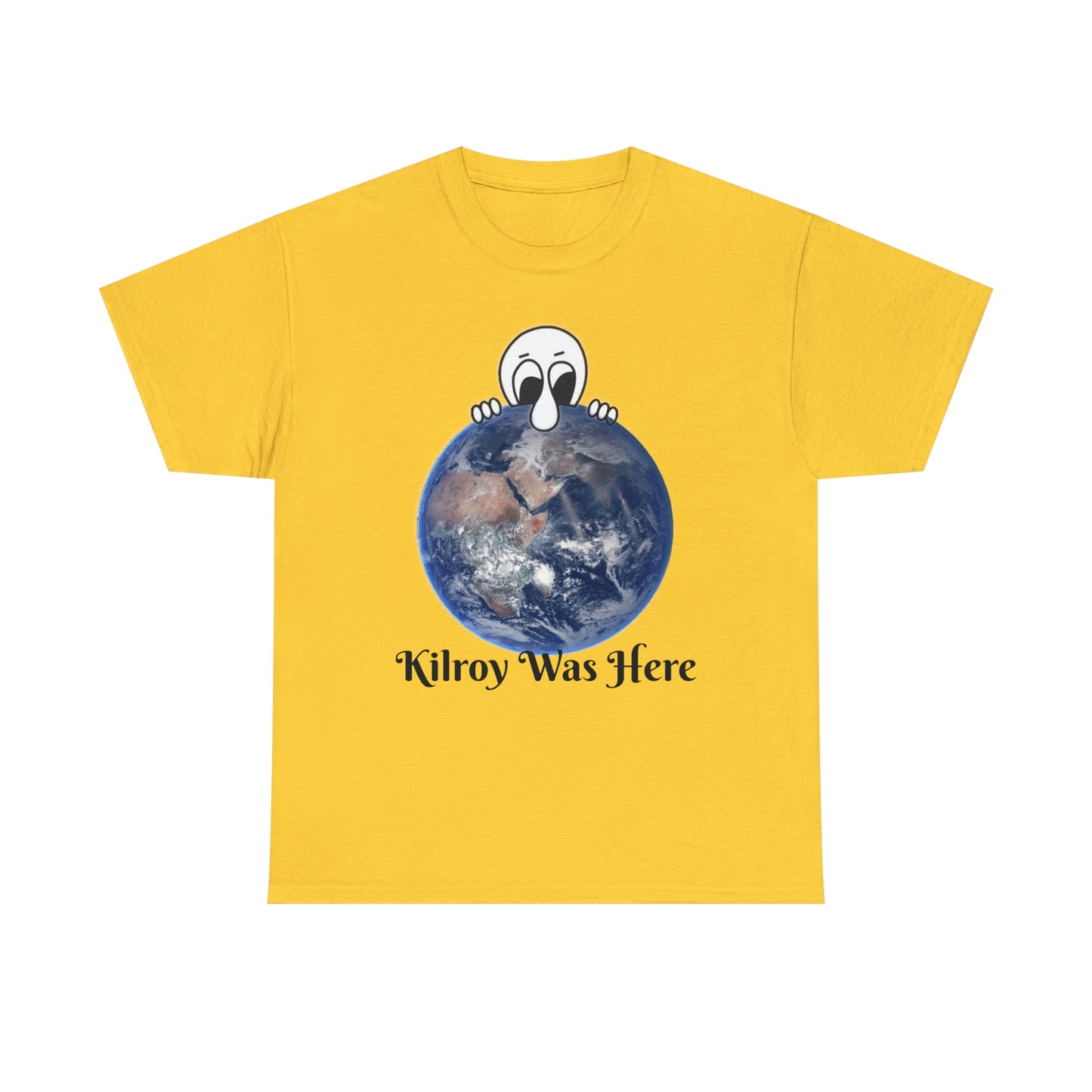 Kilroy Was Here Unisex Heavy Cotton Tee