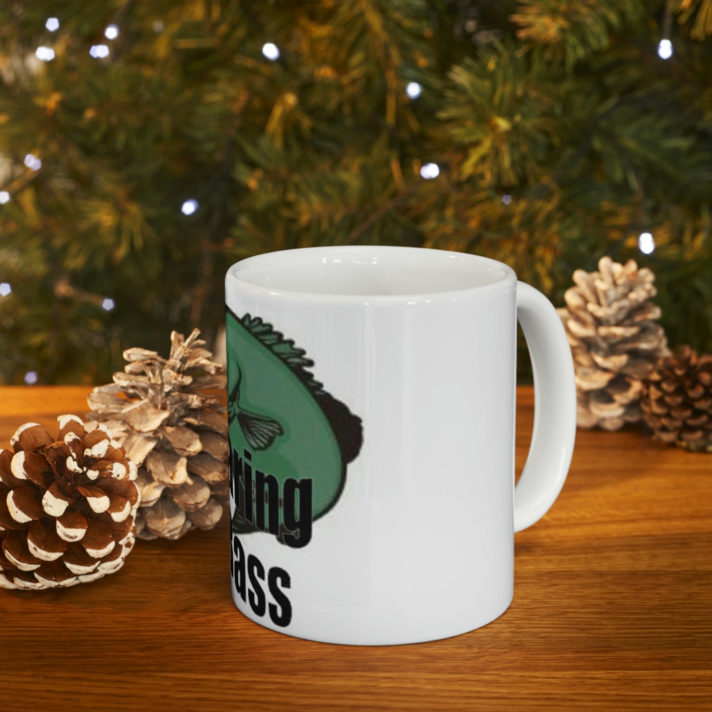 Stop Staring At My Bass Ceramic Mug 11oz