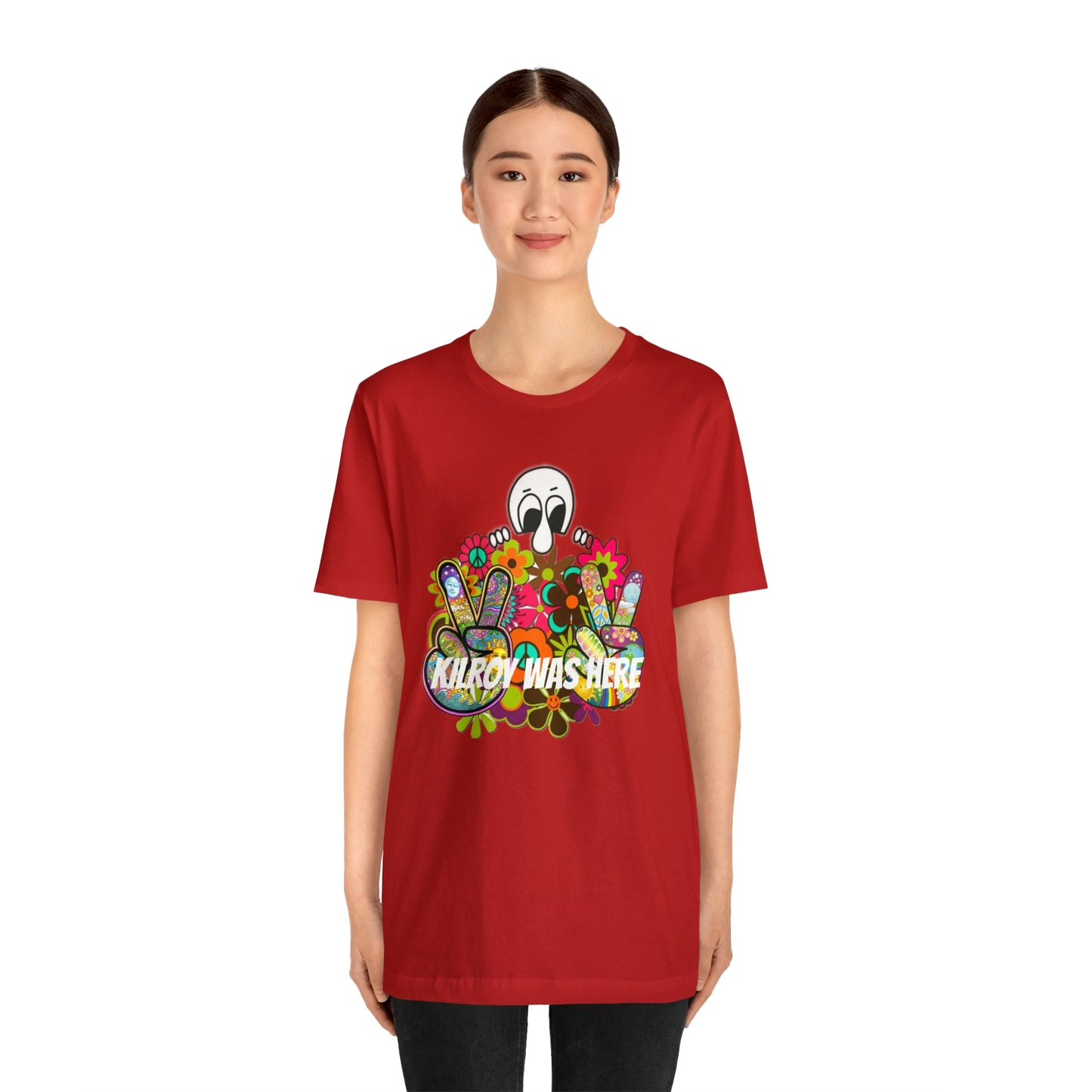 Kilroy Was Here Unisex Jersey Short Sleeve Tee Shirt