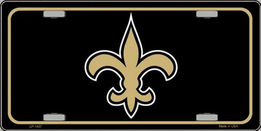 Fleur De Lis Vanity Metal Novelty License Plate