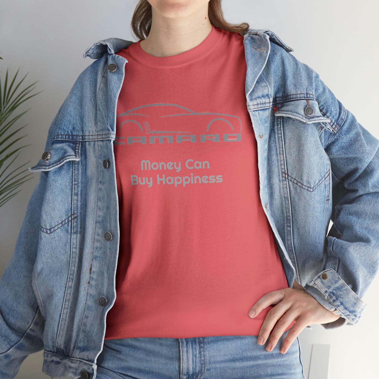 Camaro Money Can Buy Happiness Unisex Heavy Cotton Tee
