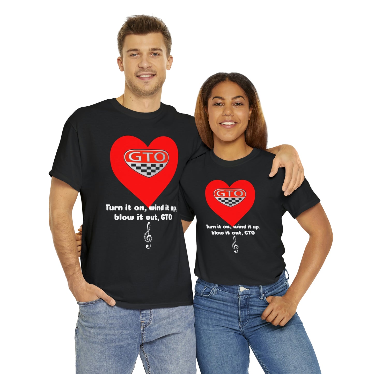 Turn It On, WInd It Up, Blow It Out GTO Unisex Heavy Cotton Tee