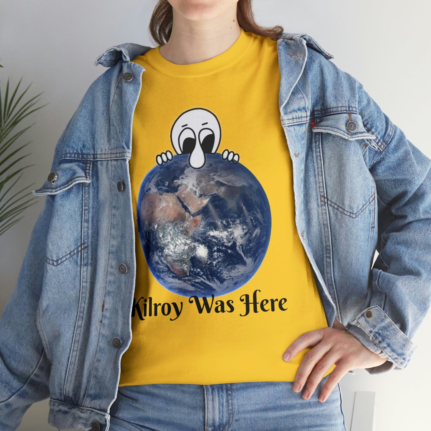 Kilroy Was Here Unisex Heavy Cotton Tee