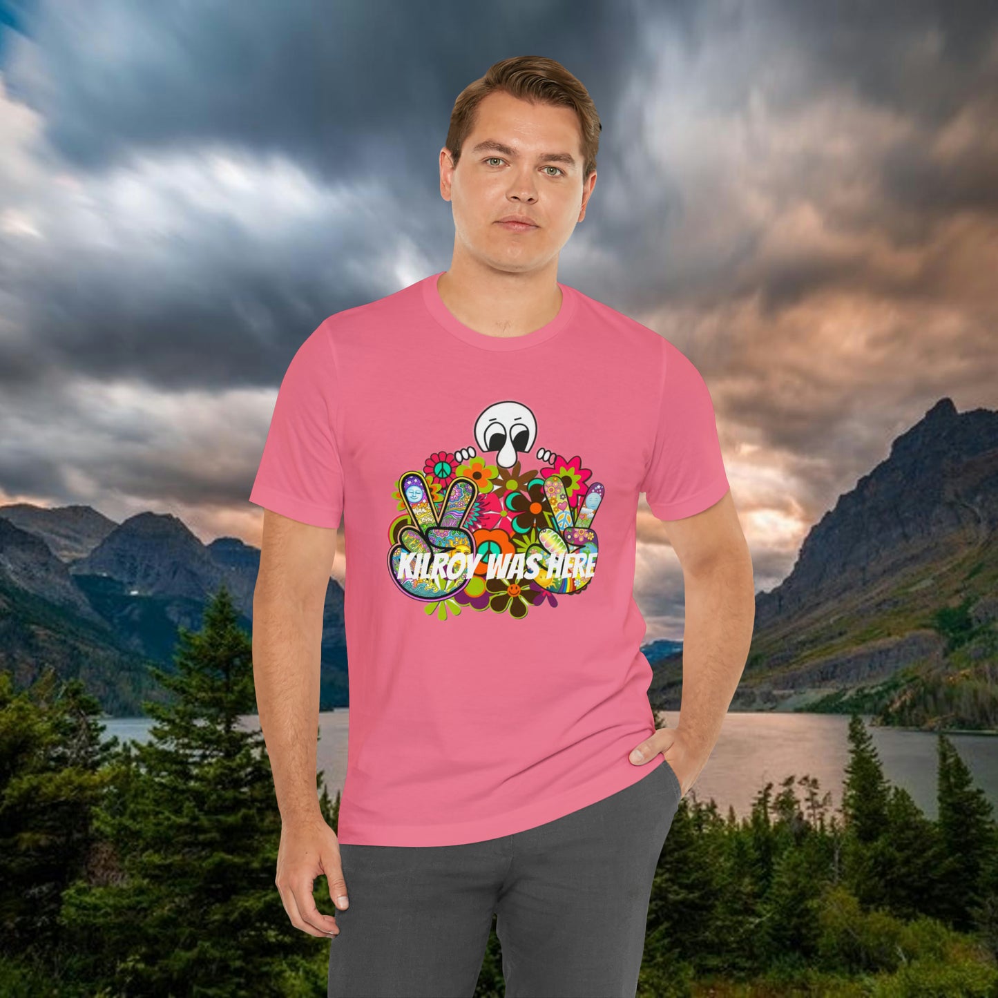 Kilroy Was Here Unisex Jersey Short Sleeve Tee Shirt