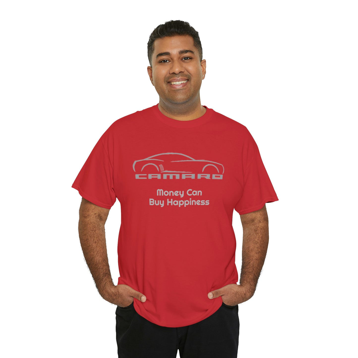 Camaro Money Can Buy Happiness Unisex Heavy Cotton Tee