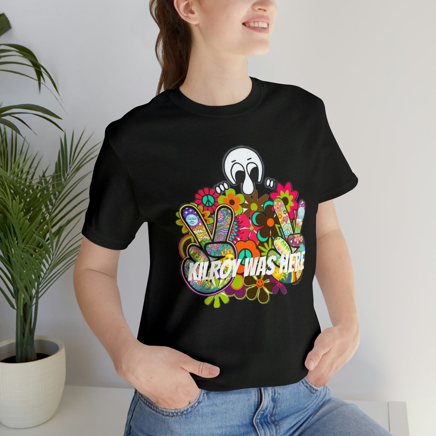 Kilroy Was Here Unisex Jersey Short Sleeve Tee Shirt