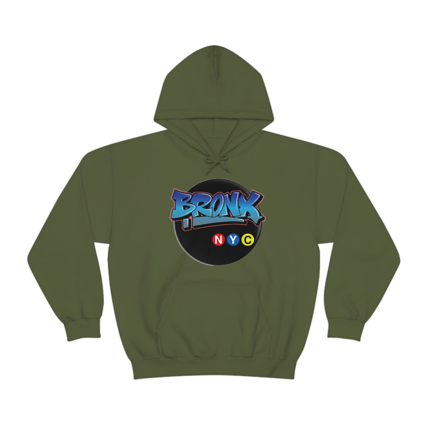 Bronx Graffiti Style Unisex Heavy Blend Hooded Sweatshirt
