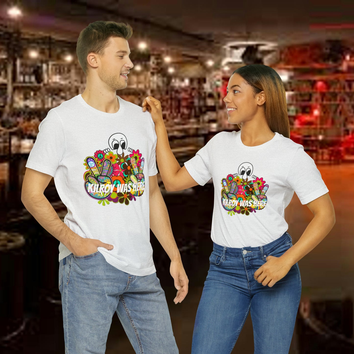 Kilroy Was Here Unisex Jersey Short Sleeve Tee Shirt