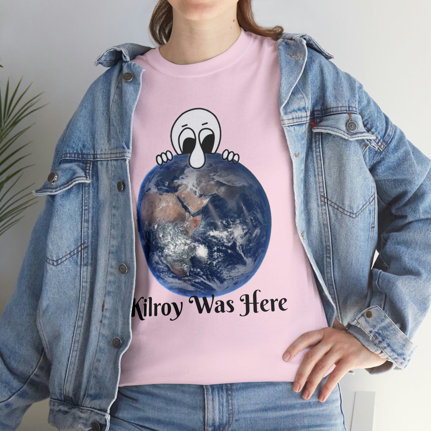 Kilroy Was Here Unisex Heavy Cotton Tee