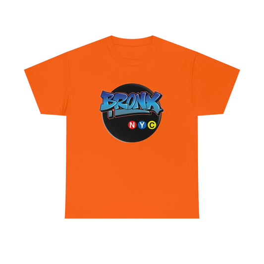 The Bronx Unisex Heavy Cotton Tee Orange