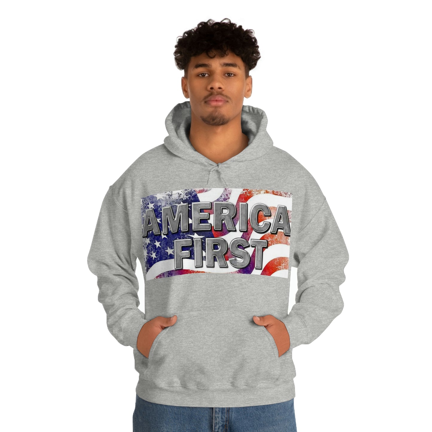 America First Unisex Heavy Blend™ Hooded Sweatshirt