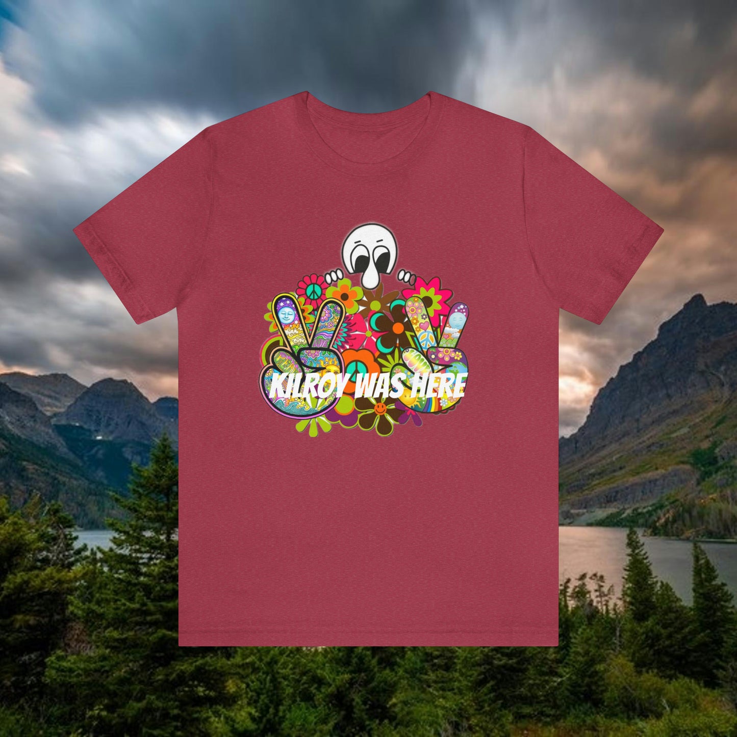 Kilroy Was Here Unisex Jersey Short Sleeve Tee Shirt