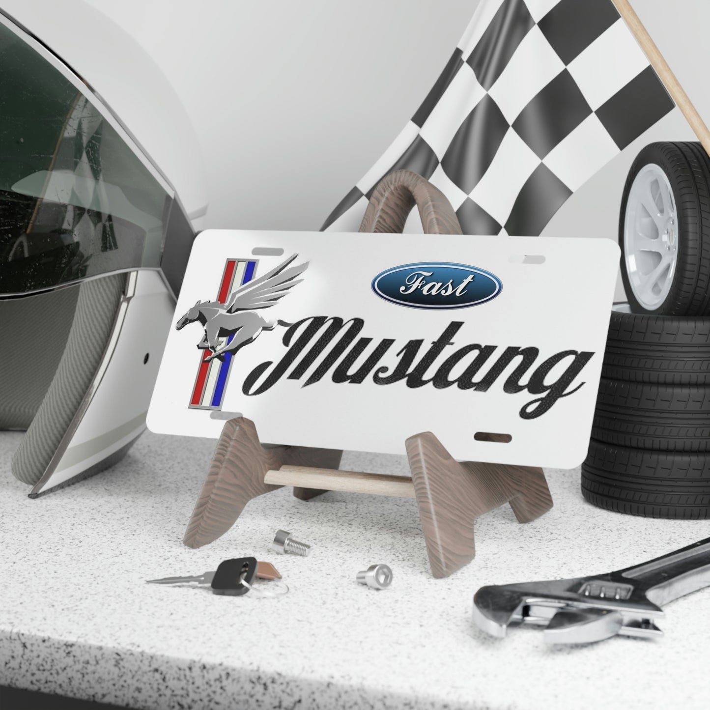 Fast Mustang Vanity License Plate