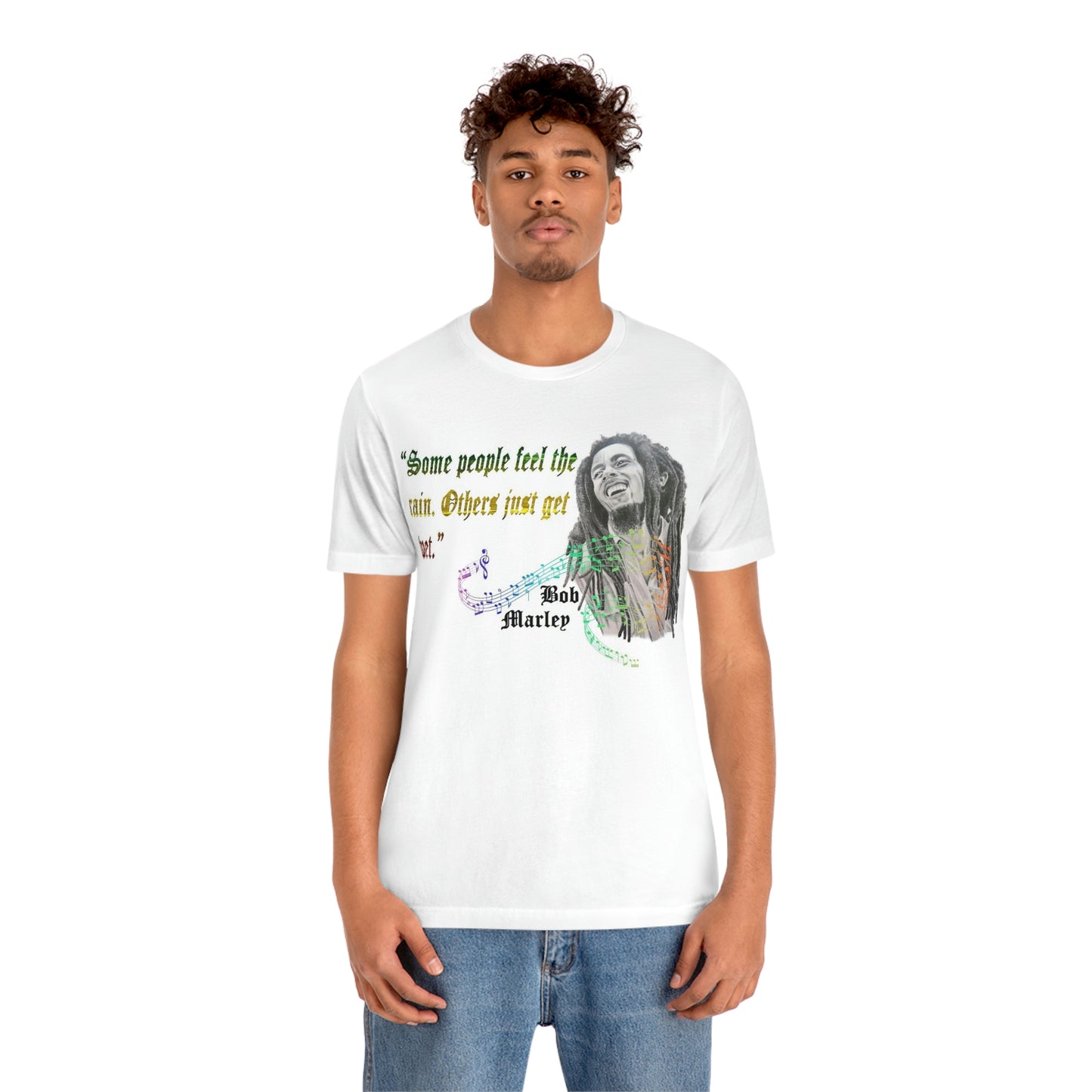 Bob Marley Feel The Rain Unisex Jersey Short Sleeve Tee