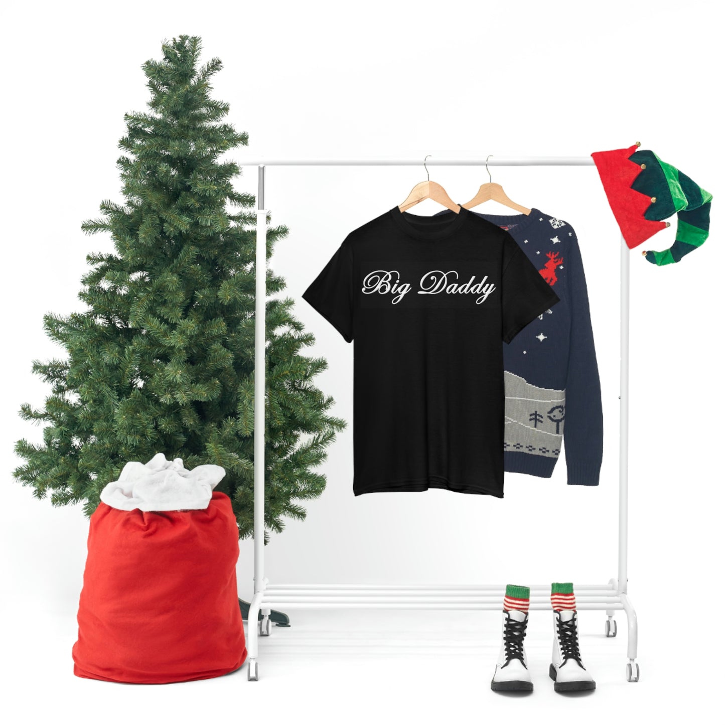 Big Daddy Unisex Heavy Black Cotton Tee