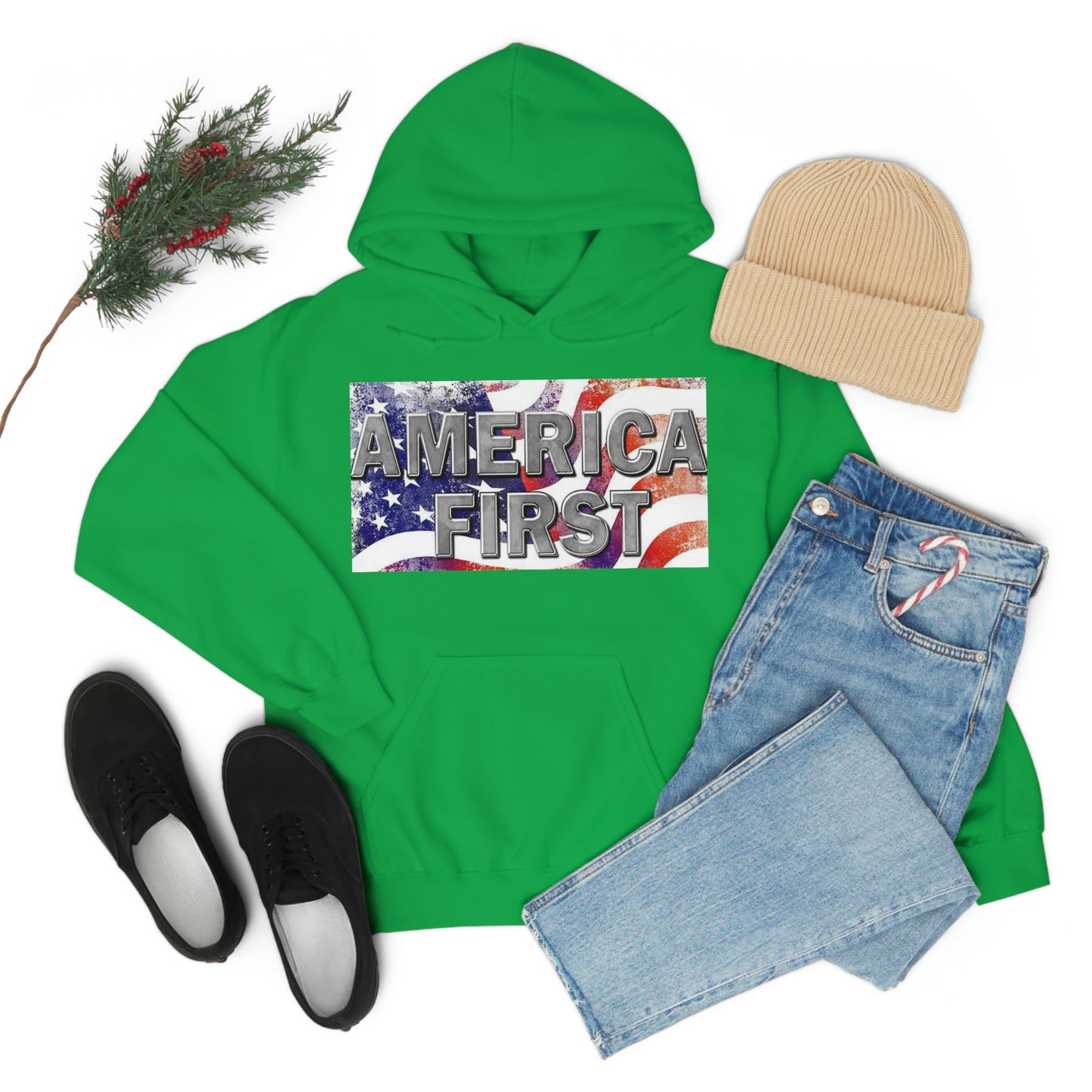 America First Unisex Heavy Blend™ Hooded Sweatshirt